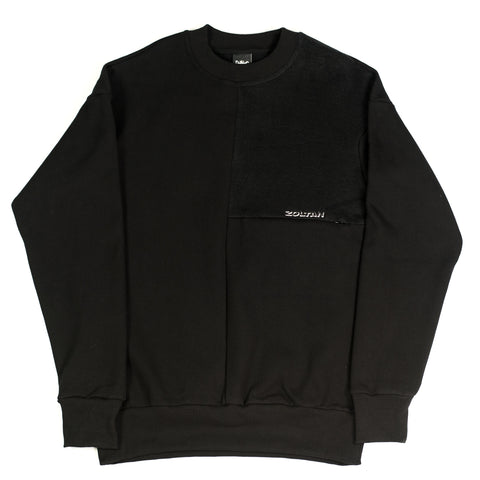 Mondrian Sweater Obsidian